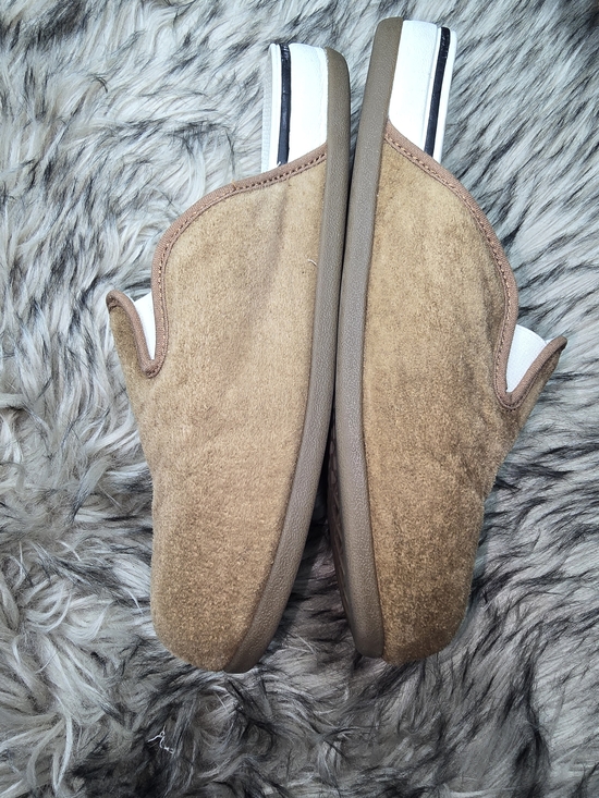 Vans Suede Slip-On Mule Slides in Camel main image 4